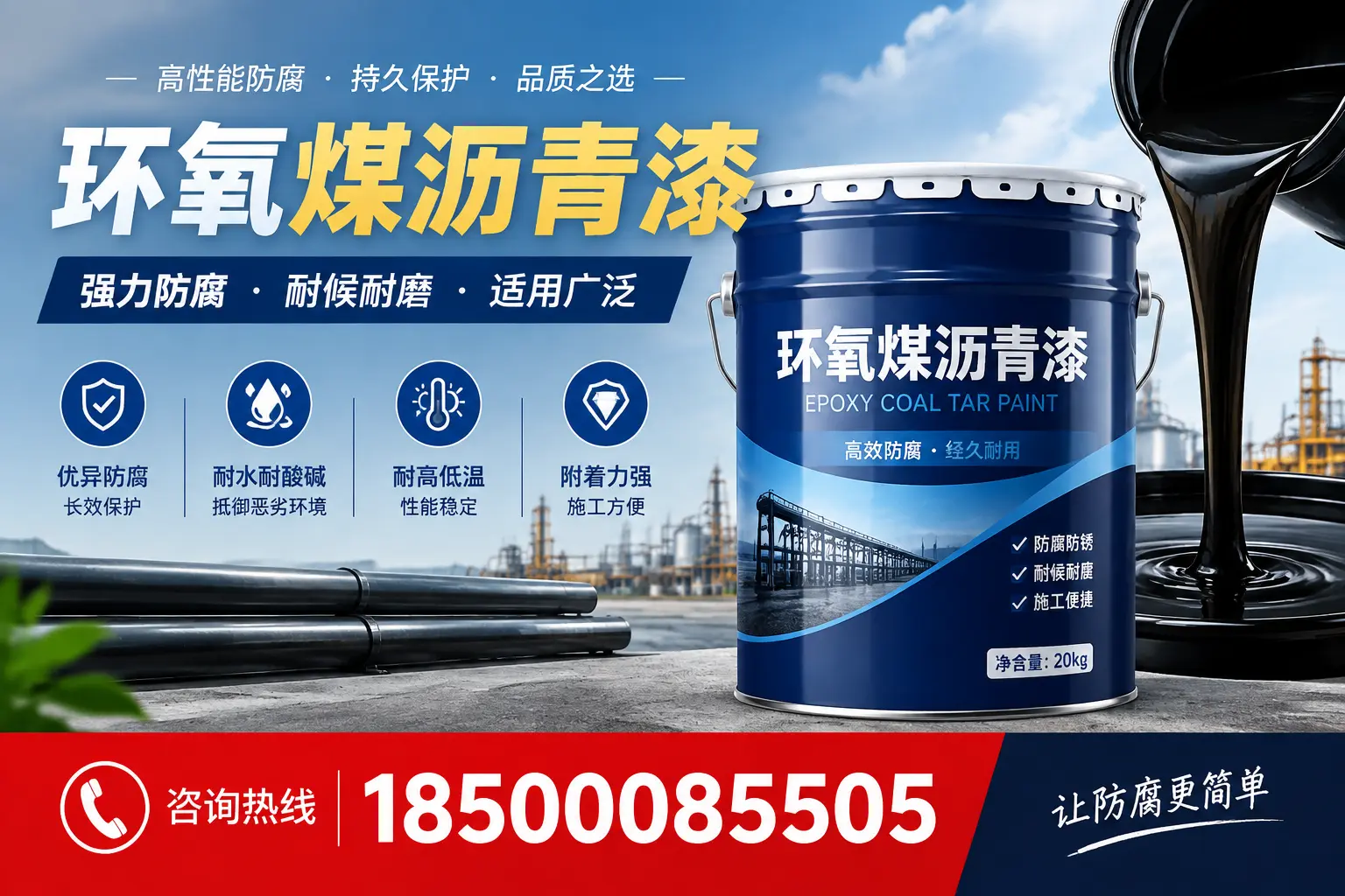 环氧煤沥青漆在不同气候条件下的表现分析,梅州适用性